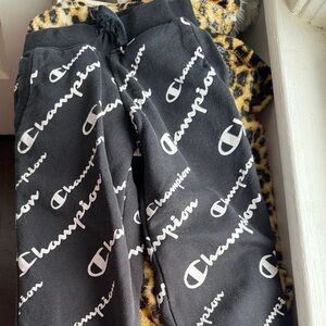Champion Black Pajama Pants